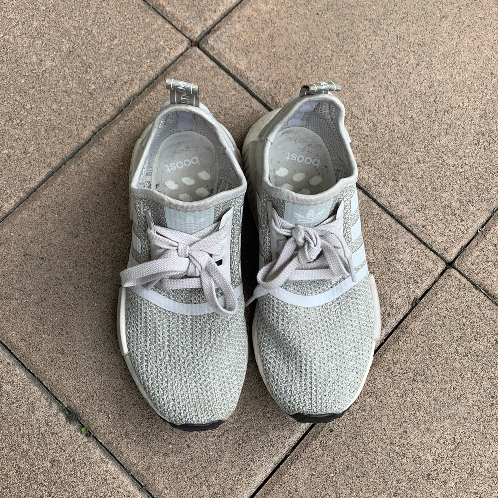 Adidas NMD sneakers, size 5, beige
